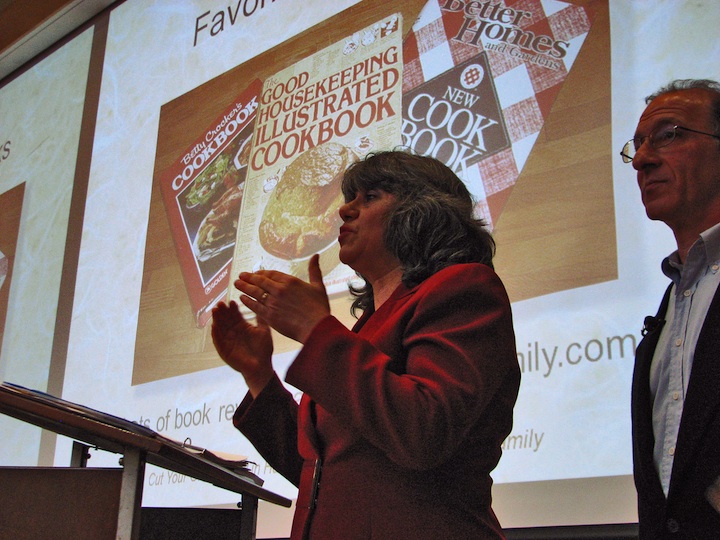 Speaking / Seminar Audio Review Page for Conference Coordinators 1 Steve & Annette Economides presenting Cut Your Grocery Bill in Half.