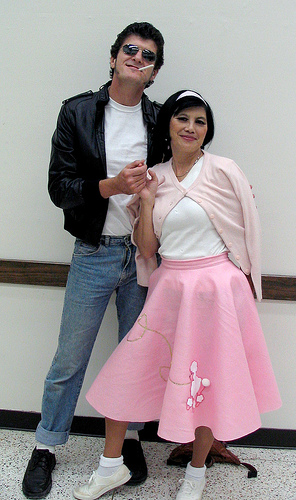 50s costumes - Poodle Skirt and Greaser