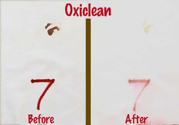 Oxiclean Blood Spot Removal Test - how to get dried blood out of bed linens
