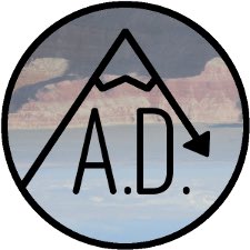 All Downhill Free Logo Sticker