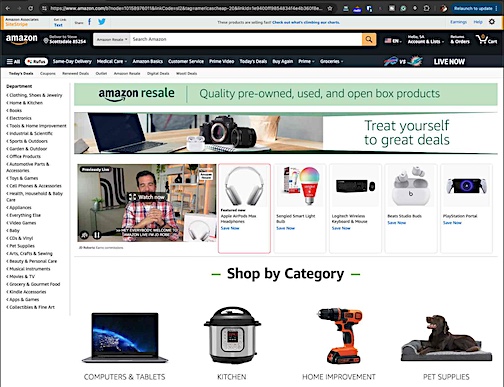 amazon resale discount wholesale warehouse deals