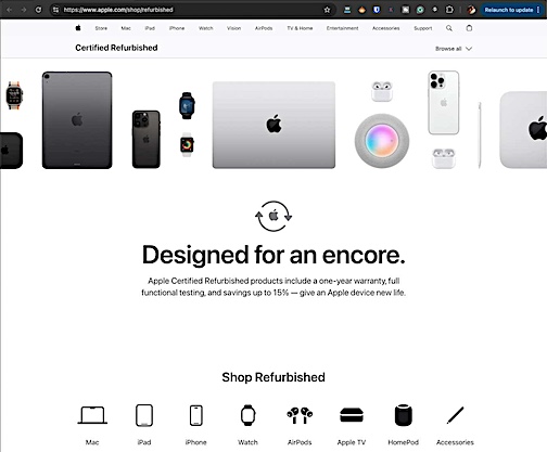Apple Certified Refurbished
