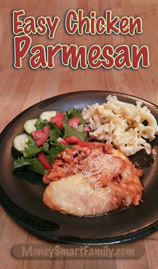An Easy Chicken Parmesan Recipe, precut for little ones and elderly. #ChickenParmesan #PreCutChickenParmesan #ItalianChickenParmesan #TurkeyParmesan