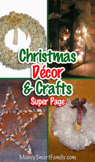 Great Christmas decor and craft ideas for your home.