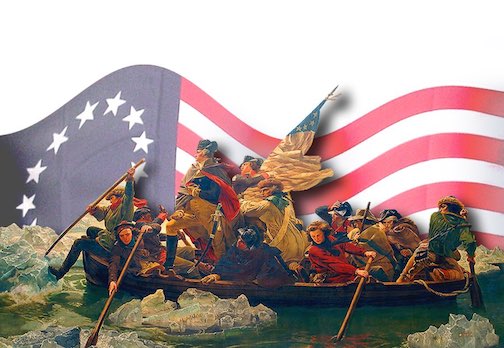 Washington crossing the Deleware