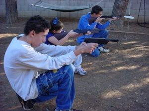 Thanksgiving turkey shooting fun for kids