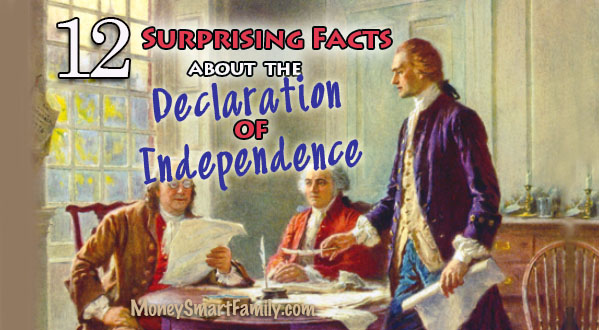 Franklin, Jefferson and Adams reading the Declaration of Independence.
