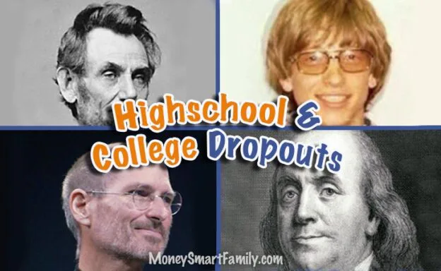 College and Highschool Dropouts who became great successes!