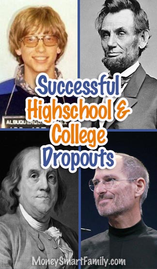 College & Highschool Dropouts that proved to be very successful men & women!