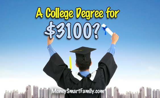 A College Degree for $3100? You Bet! Try College Home Study Today! #CollegeHomeStudy #DualCreditAtHome #CollegeDegreeFor$3100