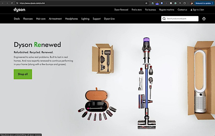 Dyson Open Box Store