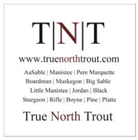 True North Trout Free Stickers