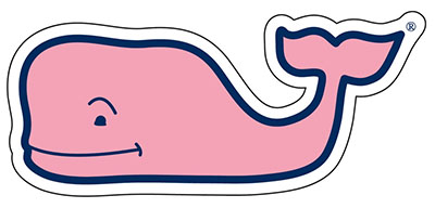 Free Whale Sticker from Vineyard Vines