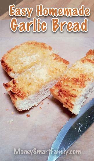 A Fabulous Homemade Garlic Bread Recipe! #GarlicBread #HomemadeGarlicBread #EasyGarlicBread #CheesyGarlicBread