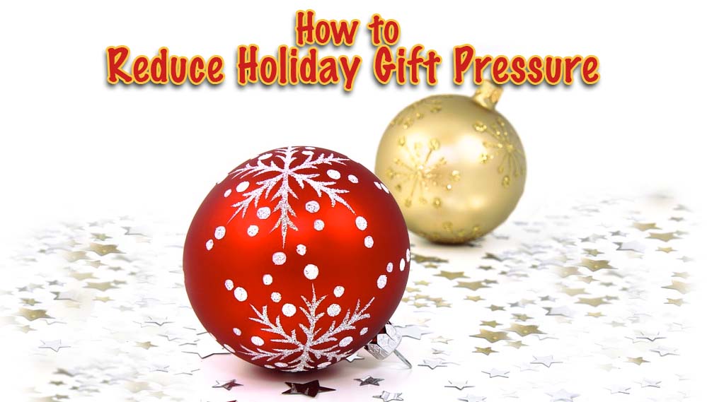 Reduce Holiday Gift Pressure Christmas Tree Ornaments