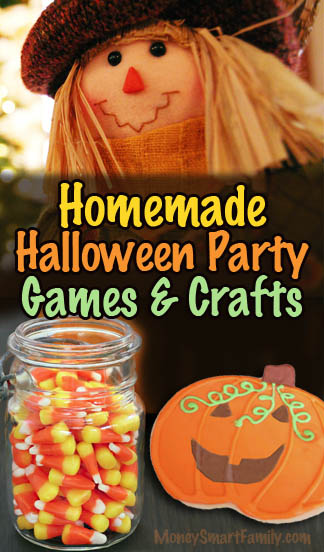 DIY Homemade Halloween games, crafts & food.
