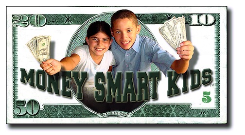Money Smart Kids Financial Training Kit - 2 kids on a dollar bill