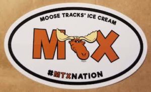 A free sticker we recieved from Moosetracks Ice Cream.