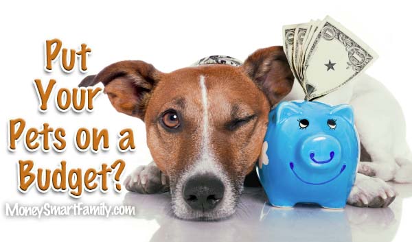 Put your pets on a budget - to take better care of them
