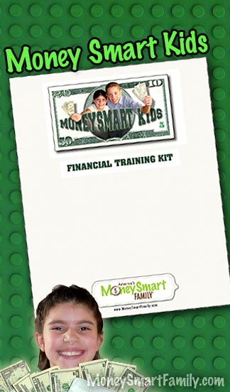 The Money Smart Kids Financial Training Kit is a great way for kids to learn to work, earn, save and spend their own money and to become financially independent.
