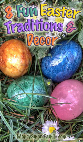 Easter Traditions for Families - Crafts, Decorations & Activities. #EasterDecorations #EasterCrafts #EasterActivities