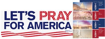 Pray for America Free Sticker