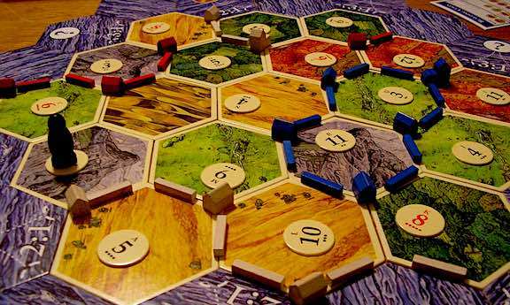 Settlers of Catan Strategy Game. Another family game night game idea.