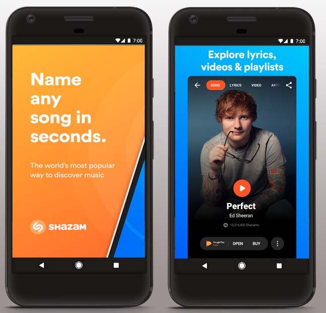 Shazam App Music Listening App