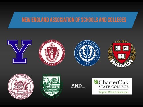 Schools that accept college credit by exam.