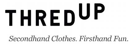 ThredUp online thrift store logo.
