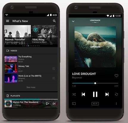 Tidal Music App Screenshots