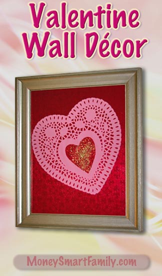 A Simple Valentine Wall Decor Craft made with just 6 Components!