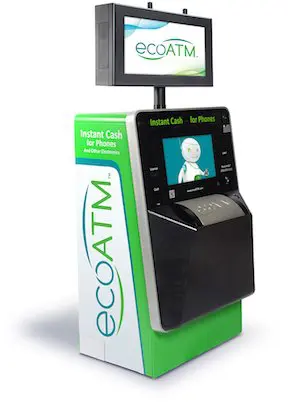 ecoATM cell phone kiosk.