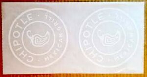 2 free stickers from Chipotle Mexican Grill.