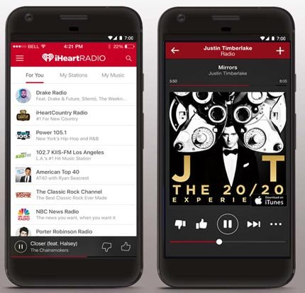 iHeart Radio Music App screenshots