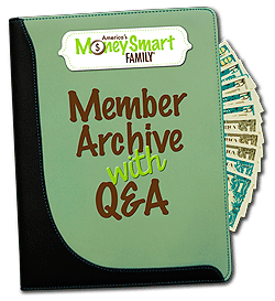 Website - MoneySmartFamily.com Member Archive with Q&A